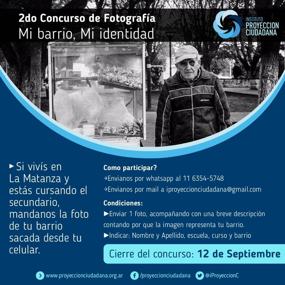 Abrió un nuevo concurso de fotografía barrial