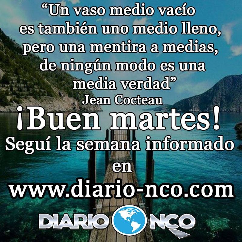 Frase del día en DiarioNCO 30-10-2018 #BuenMartes
