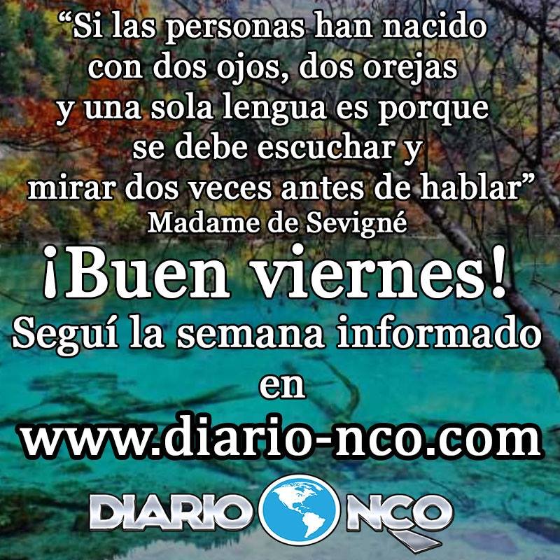 Frase del Día 26/10/2018 en DiarioNCO #BuenViernes 