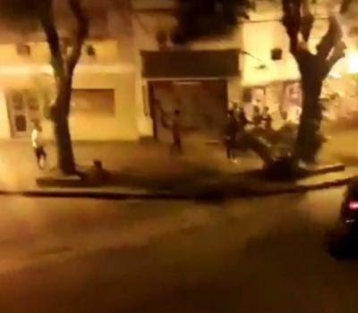 Batalla campal en La Plata