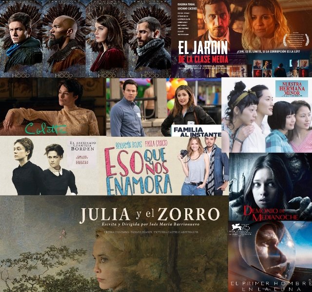 Variedad de estrenos renovando la cartelera.