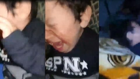 Madre se filmó dándole brutal paliza a su hijo de 3 años