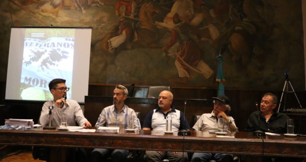 HCD de Morón: Presentaron un libro de ex combatientes