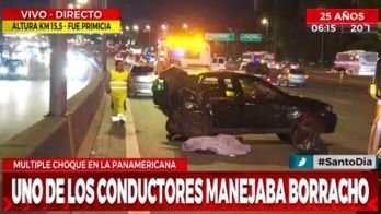 Borracho al volante chocó de atrás a un Uber y mató a la pasajera