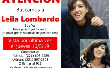 Encontraron en Entre Ríos a Leila, la joven estudiante platense desaparecida hace dos semanas