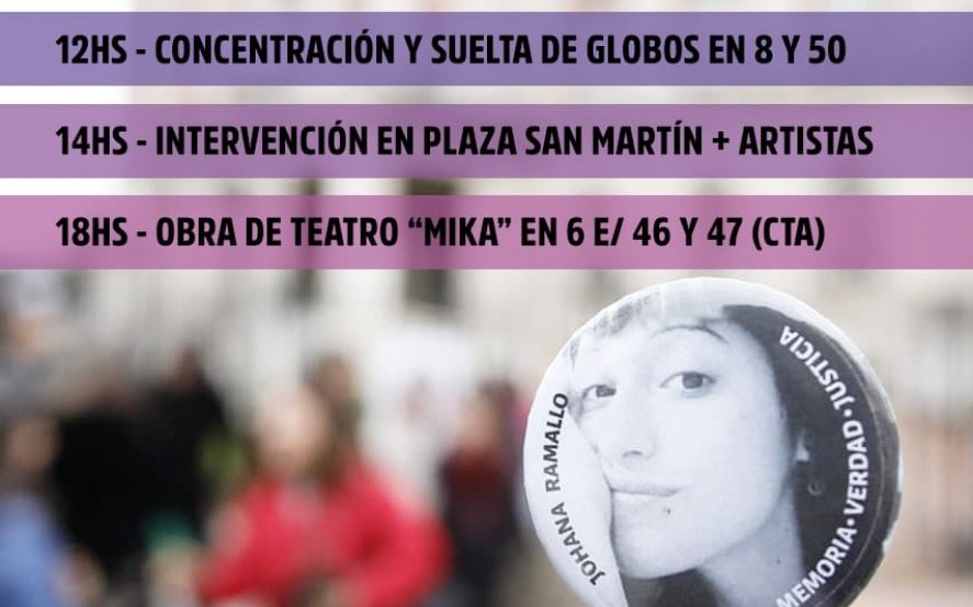 La Plata: marchan en reclamo de justicia a dos años de la desaparición de Johana Ramallo