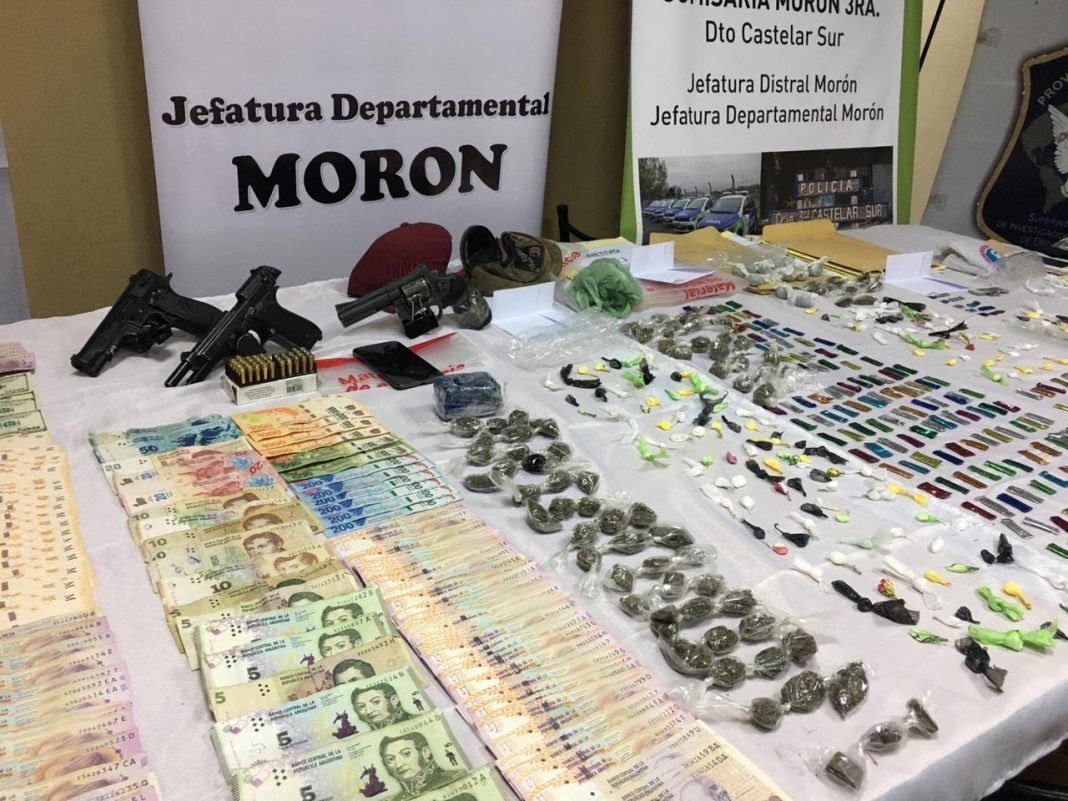 Golpe al narcomenudeo en Morón