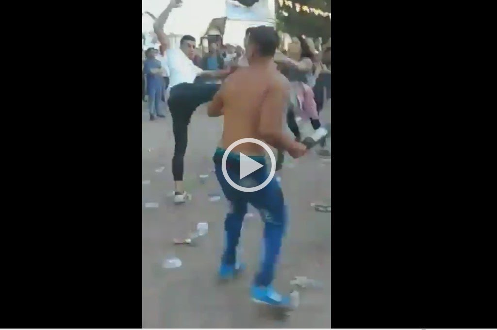 Brutal pelea en la Facultad de Trabajo Social de La Plata