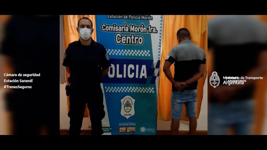 Estación de Morón: robó un celular y fue detenido gracias a las cámaras de seguridad