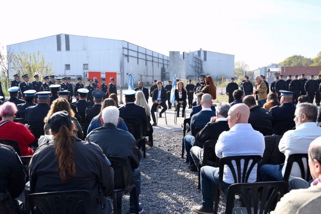 Inauguraron una nueva base policial en Morón