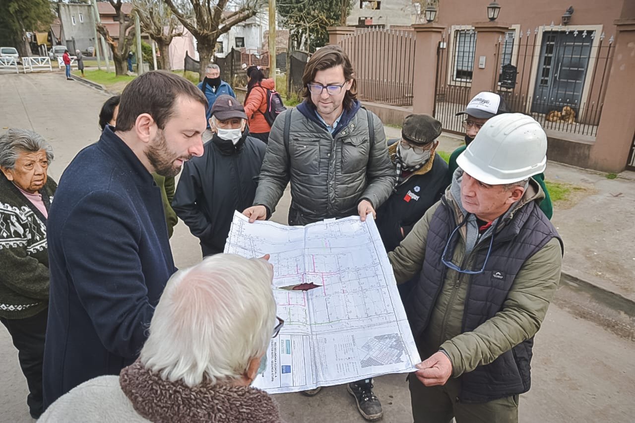 Avanzan las obras de cloacas en el municipio de Hurlingham