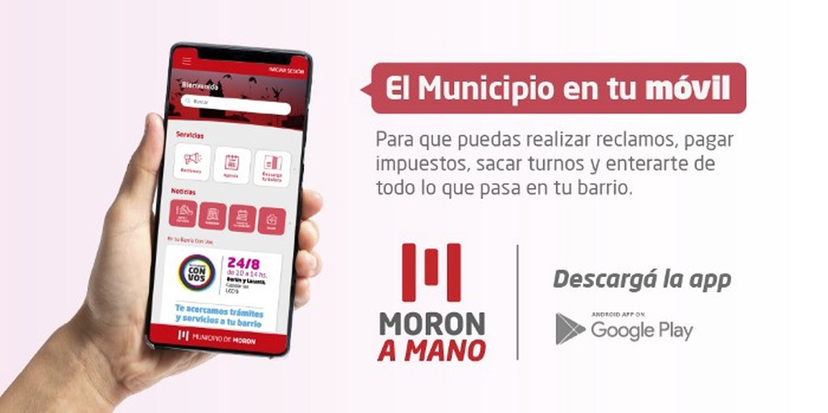 Morón: Lanzan una aplicación para celular