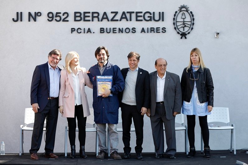 Axel Kicillof encabezó la inauguración del jardín 952 100 nuevos edificios educativos en la Provincia de Buenos Aires