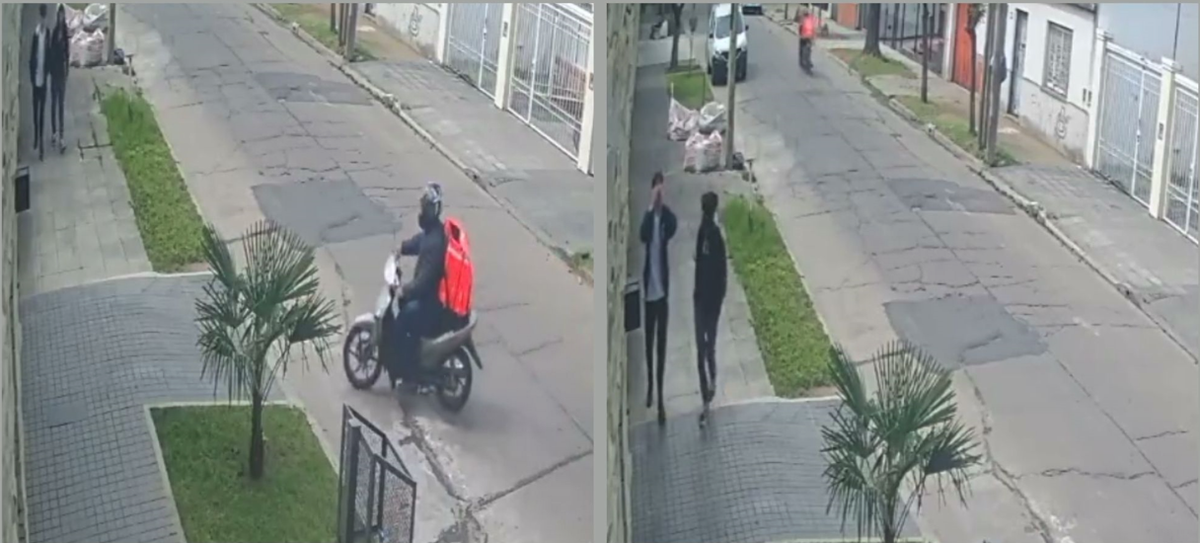 Delivery delincuente Haedo: se disfrazó de delivery para robarle a dos alumnos