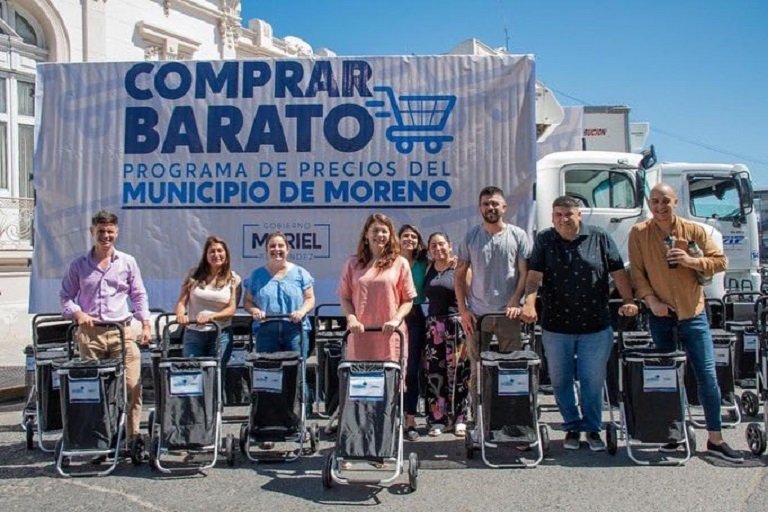 Moreno: Mariel Fernández presentó el programa “Comprar Barato”