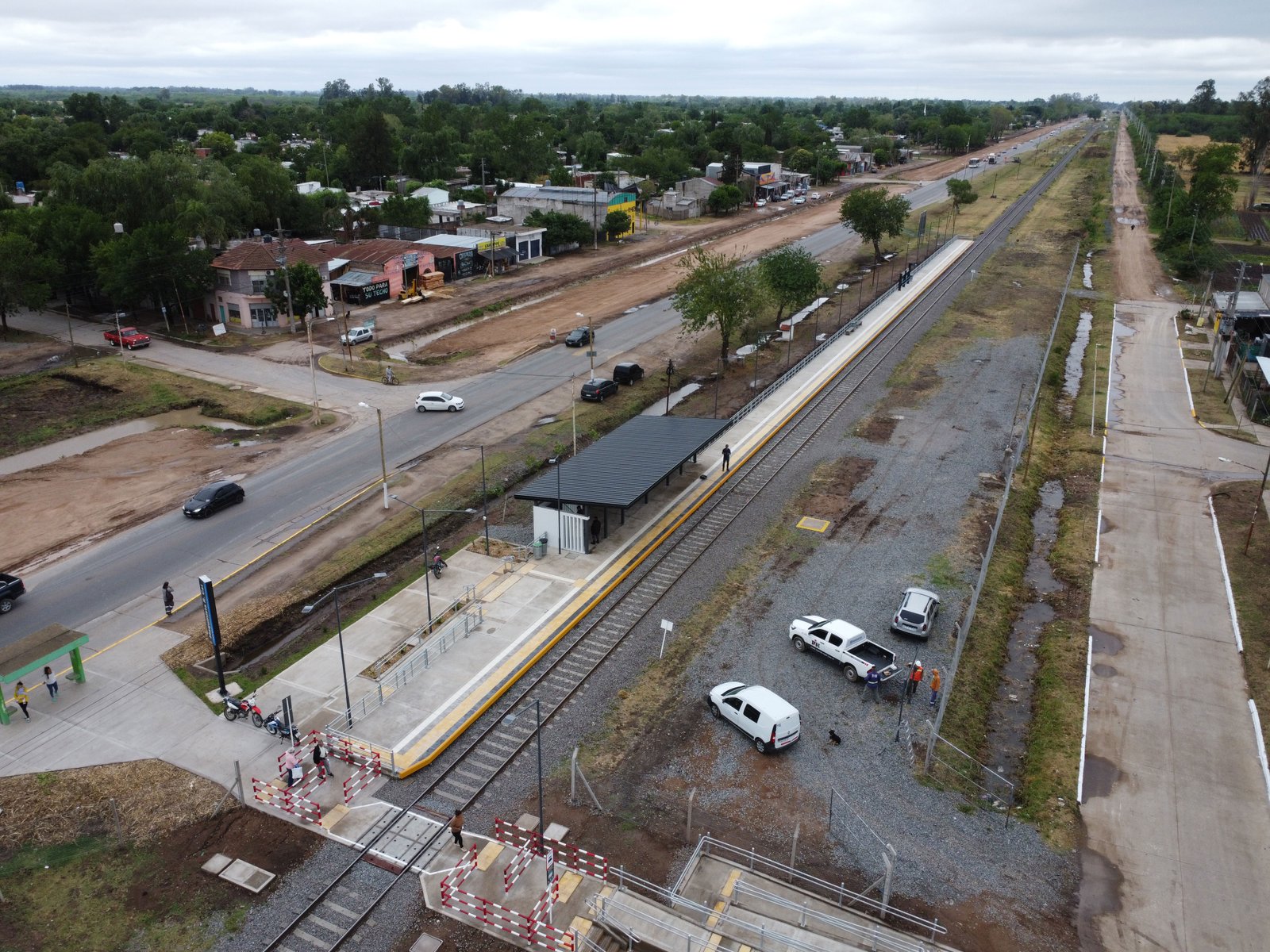 Marcos Paz Se inauguró una nueva parada en Marcos Paz