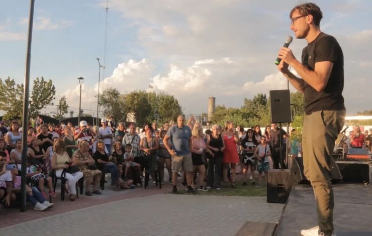 intendente Ghi inauguró la Plaza de los Jardines