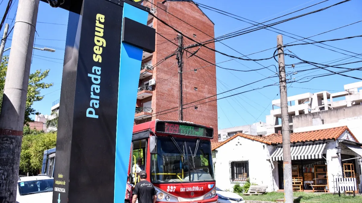 Morón sumó nuevas paradas seguras en el centro de Castelar