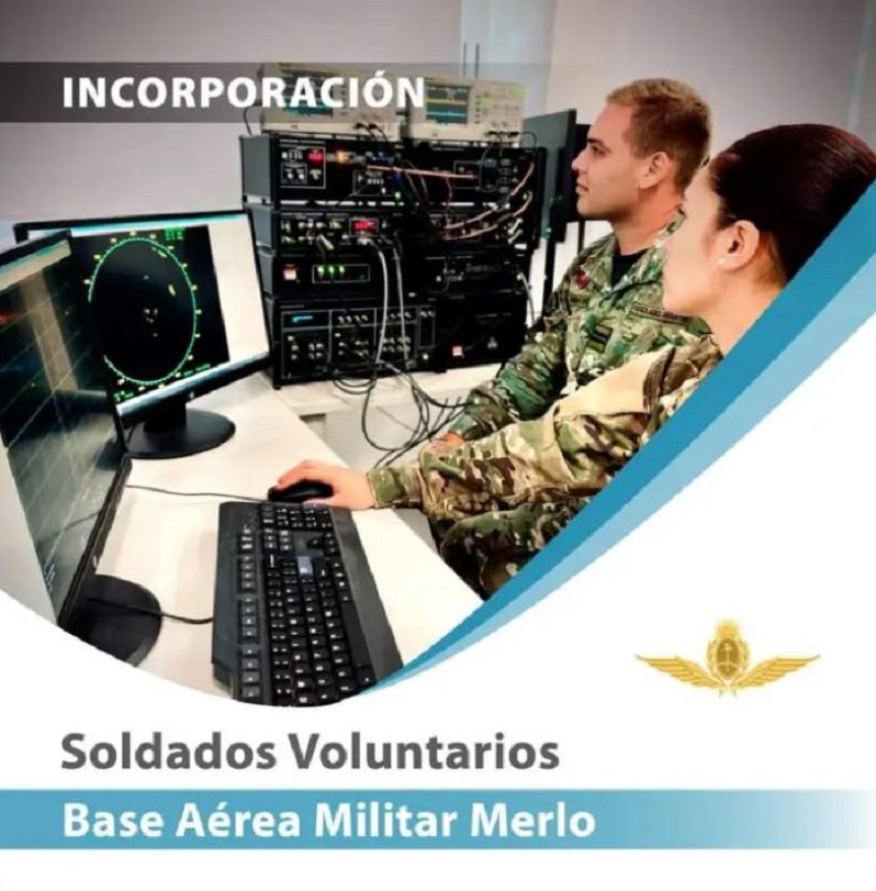 Nueva convocatoria de la Base Aérea de Merlo