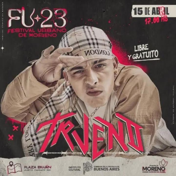 joven rapero Llega una nueva edición del Festival Urbano en Moreno
