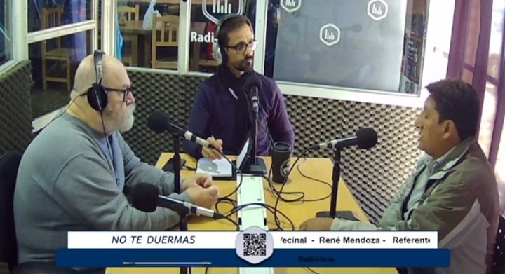 René Mendoza, referente barrial de San Cayetano.