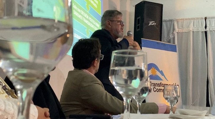El candidato a intendente de La Matanza, el doctor Walter González, realizó un evento en el que explicó su plan de acción para su potencial gobierno.