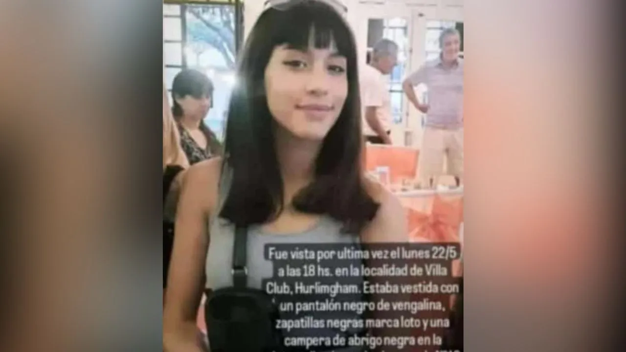 Buscan a una joven desaparecida en Hurlingham