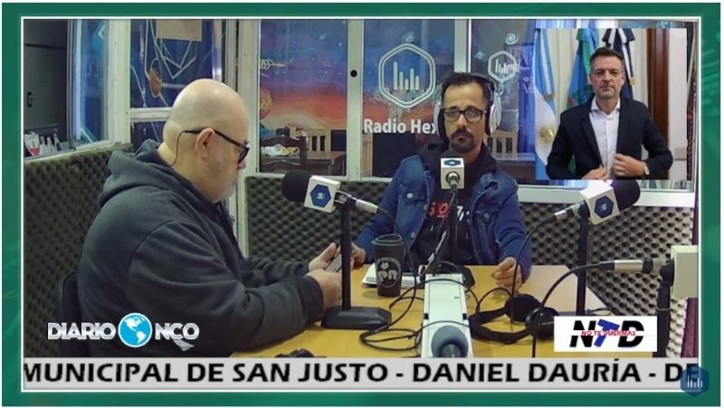 Daniel Dauría , delegado municipal de la ciudad de San Justo hace tres meses