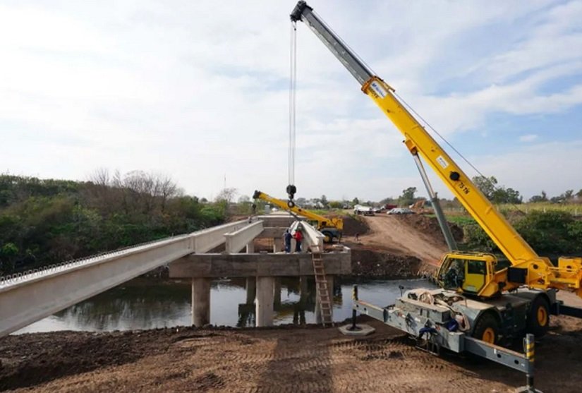 vinculación Tres de Febrero: avanzan las obras en la Av. Combate Pavón