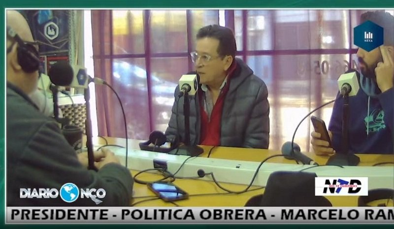 Marcelo Ramal, precandidato a presidente por Política Obrera. 