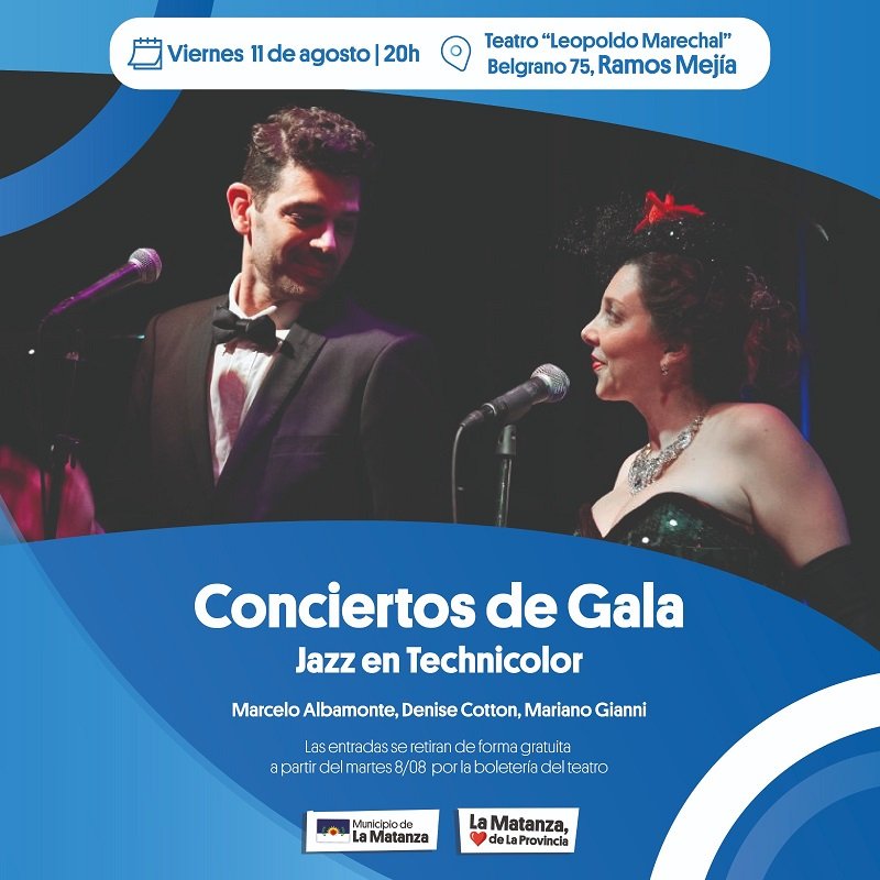 Conciertos de Gala presenta “Jazz en technicolor”.