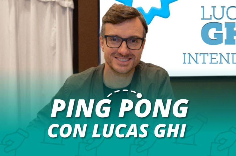 Ping Pong con Lucas Ghi, intendente de Morón