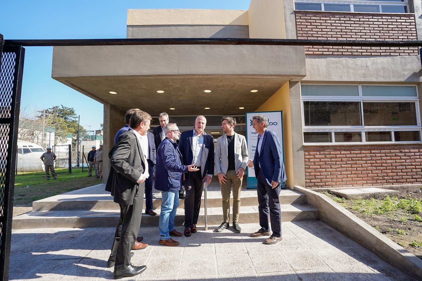 Perczyk y Katopodis recorrieron las obras que se ejecutan en la UTN de Haedo