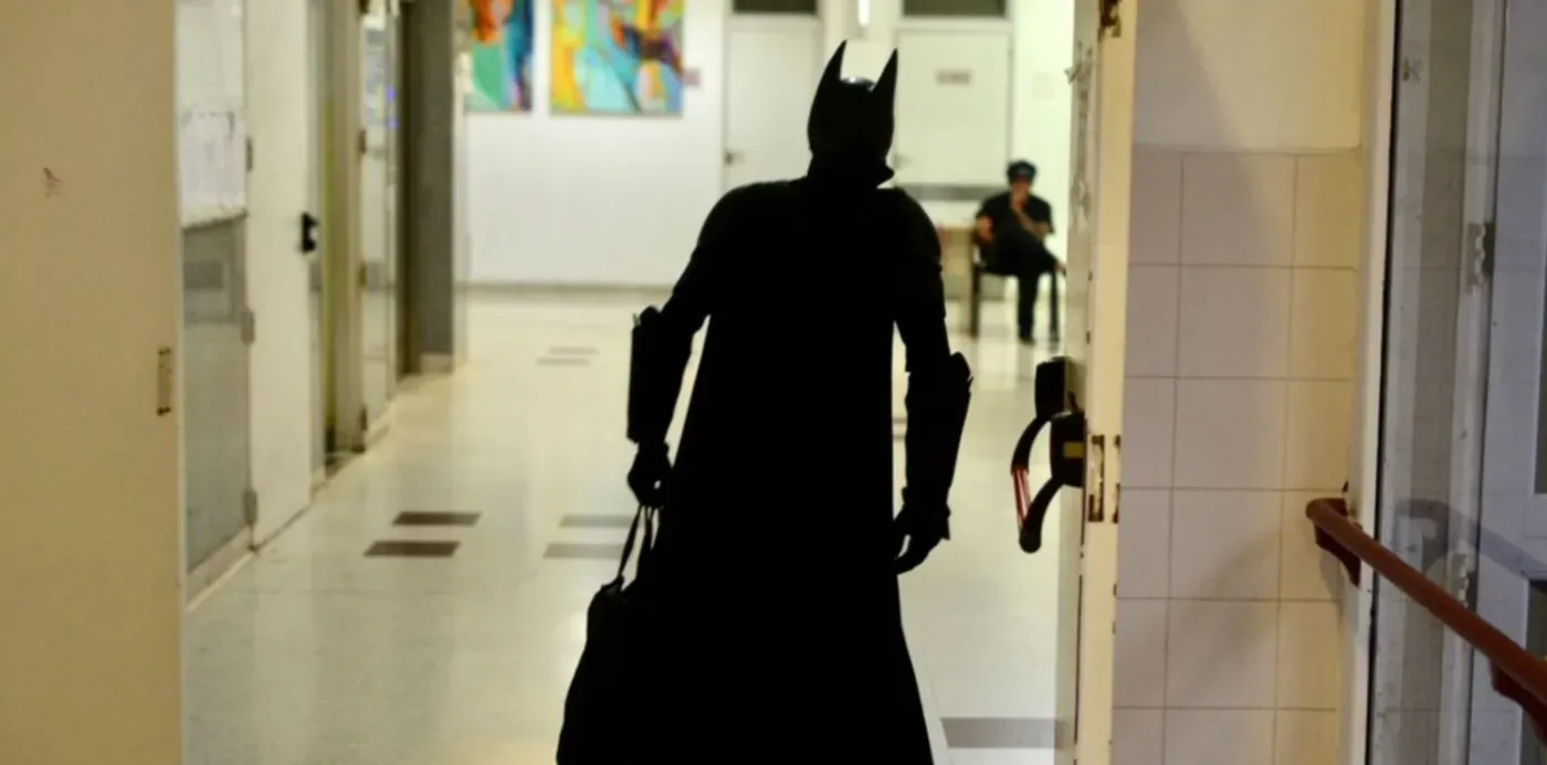 El Batman solidario denunció
