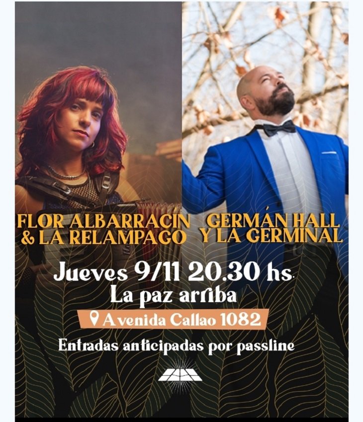 Flor Albarracín y Germán Hall