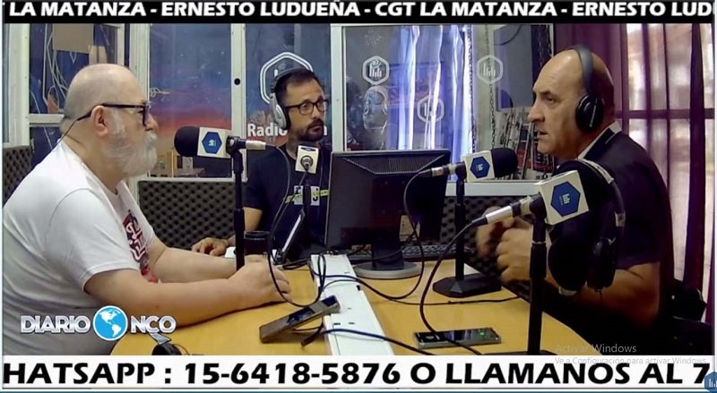 Ernesto Ludueña, de la CGT La Matanza.