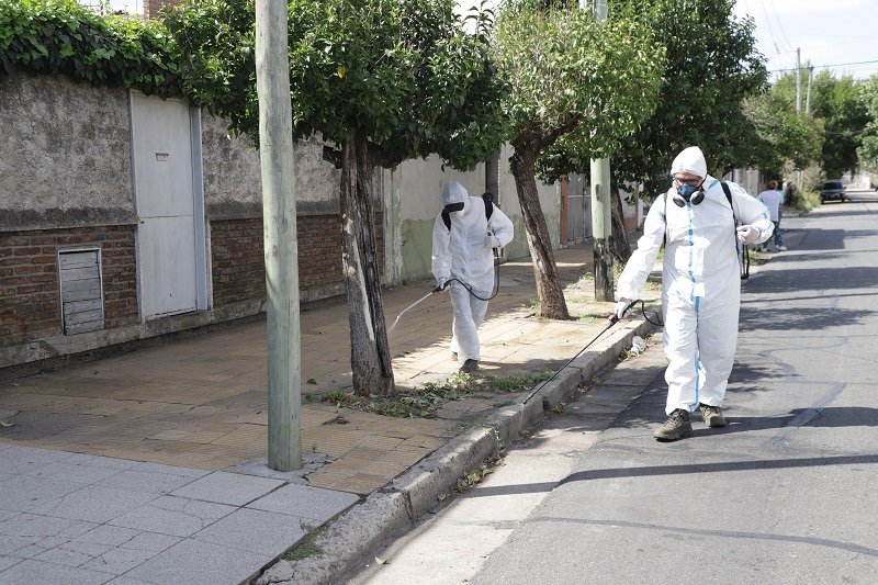 Operativos de fumigación en La Matanza.