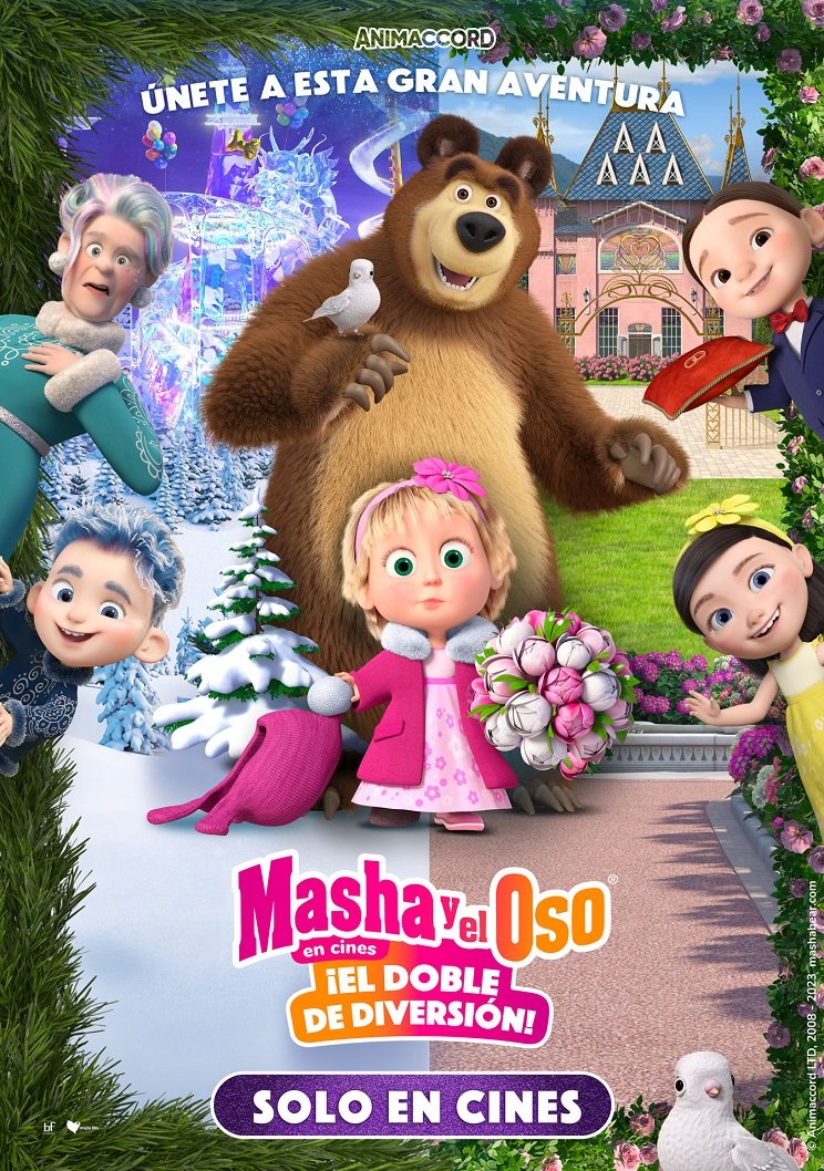 Cines. Masha y el Oso.