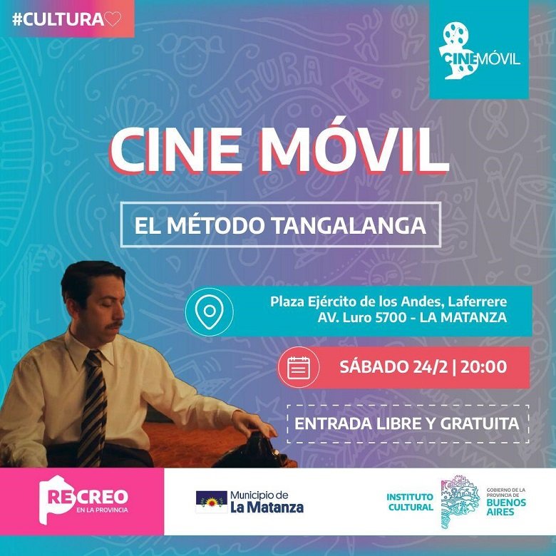 “Cine Móvil” llega a La Matanza. 