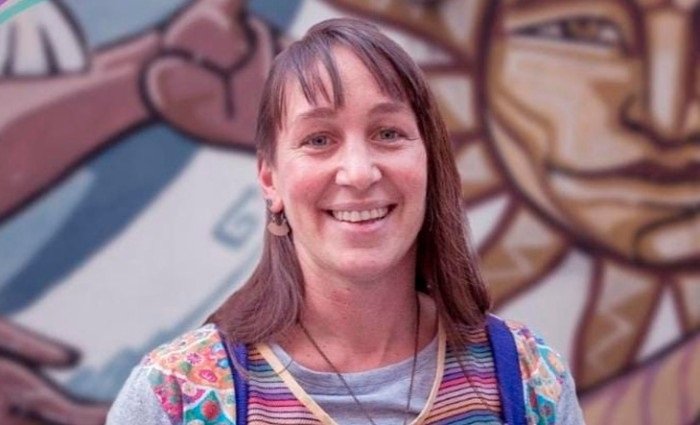 Daniela Spossatto, líder de la sede de SUTEBA.