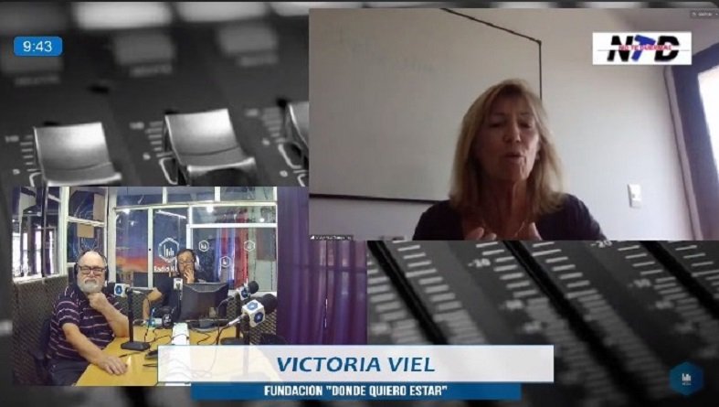 Victoria Viel, presidenta de la Fundación "Donde Quiero Estar".