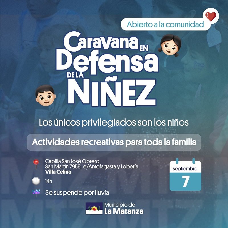 Niñez. Caravana en Defensa de la Niñez. La Matanza.
