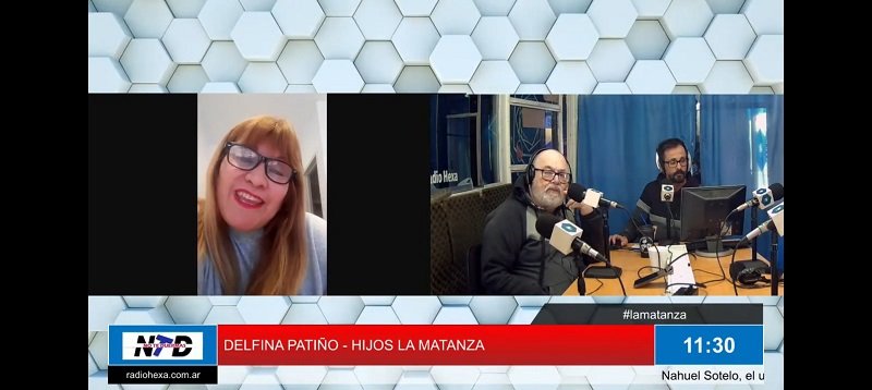 Delfina Patiño, representante de la asociación HIJOS.