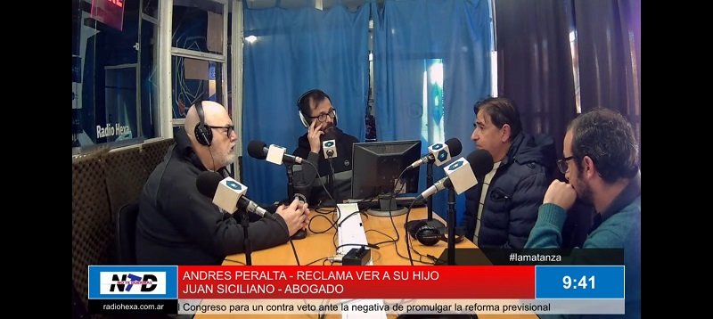 Andrés Peralta explained why he was separated from his son.