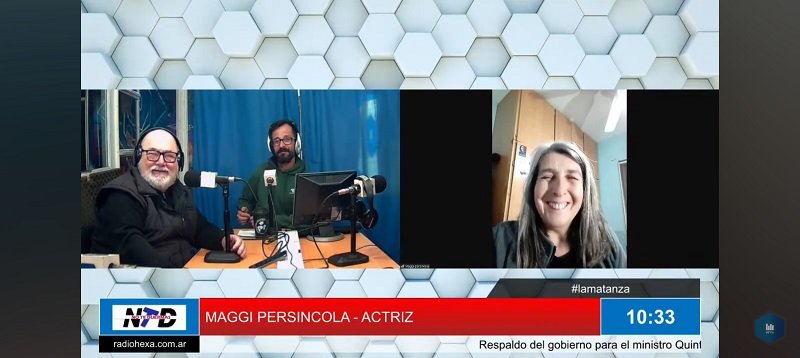 Maggi Persincola, artista a cargo del centro cultural de La Boca.
