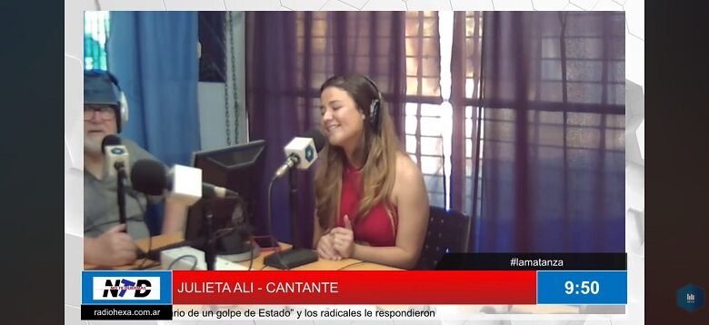 Julieta Alí y su primer tema propio: “Basta de tus besos”.