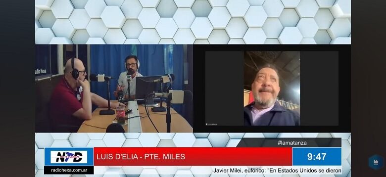 Luis D’Elía aportó su mirada política actual.