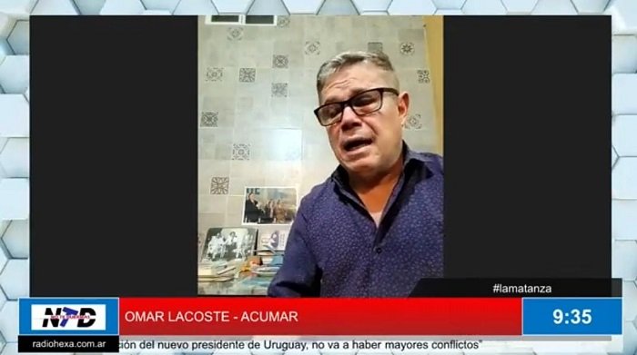 Omar Lacoste, representative of ACUMAR.