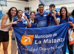 Juegos. The delegation of athletes.