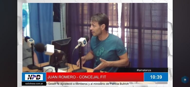 Juan Romero, councilor of La Matanza.